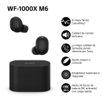 Sony AUDÍFONOS INALÁMBRICOS CON NOISE CANCELLING XM6BZ